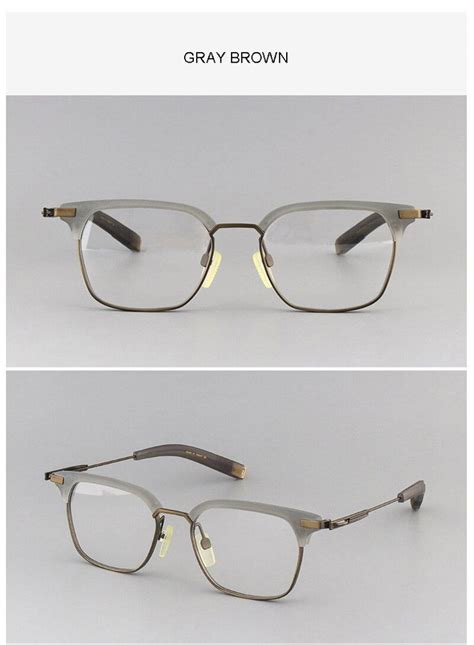 Aissuarvey Titanium Acetate Full Horn Rim Rectangular Frame Men S