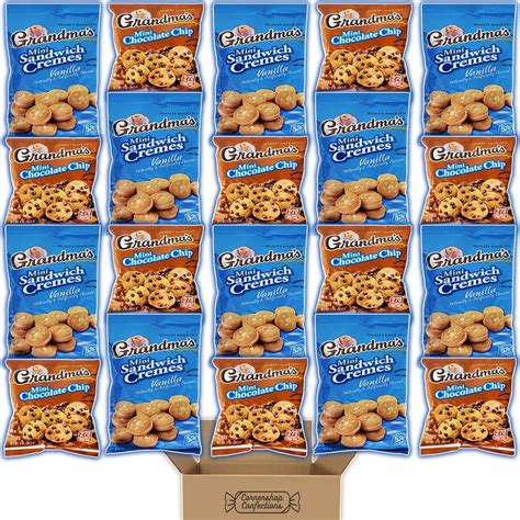 Amazon Grandma S Mini Cookies Variety Pack 10 Individual Bags