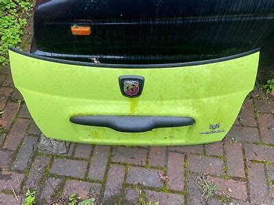 Fiat C Abarth Convertible Boot Lid Green Ebay