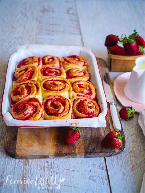 Strawberry Cinnamon Buns Not Quite Nigella