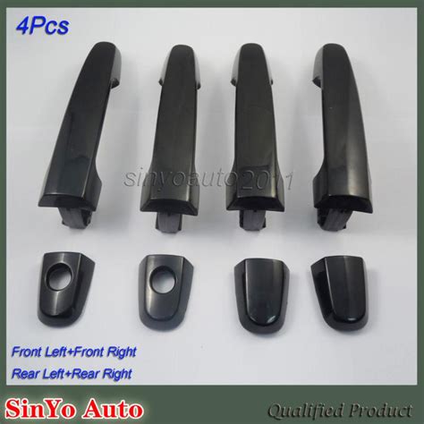 Purchase New Outside Door Handle Front Rear Left Right Smooth Black Fit