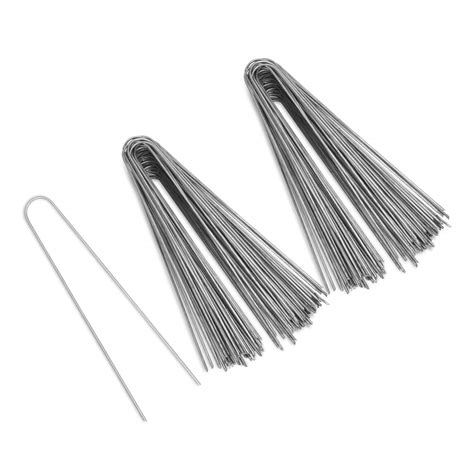 Buy CEED4U 240 Packs 12 Inches 11 Gauge Galvanized Steel Garden Stakes