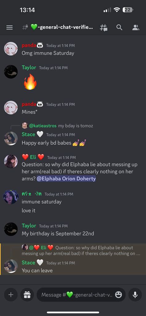 Guess who got kicked out of the discord server 🤣 : r/Elphaoriondoherty