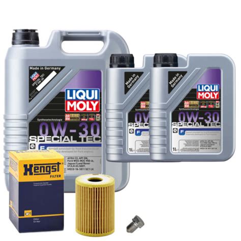 Motoröl 0W30 LIQUI MOLY Special Tec F 7L+HENGST Ölfilter ...