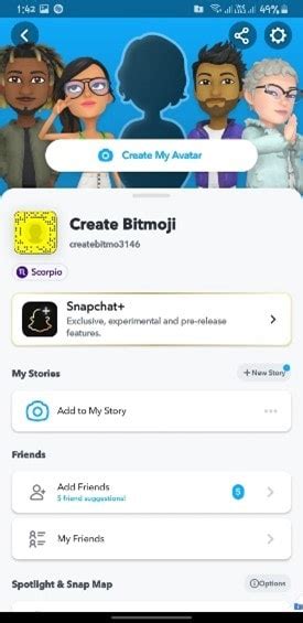 Résolu Comment créer et éditer un Bitmoji sur Snapchat