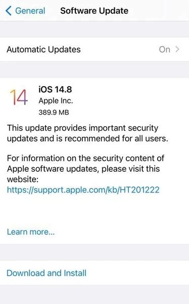 Apple Releases Ios 14 8 And Ipados 14 8 With Important Security Updates