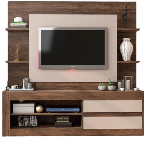 Rack Tv Modular Living Hasta Led Estantes Exclusive Muebles Express