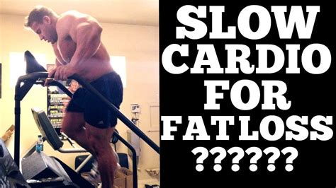 Slow Cardio For Fat Loss Bodybuilder Cardio Youtube