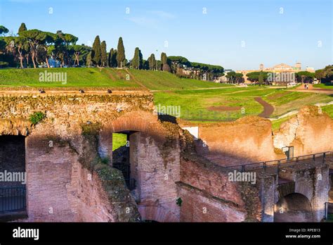 Circus Maximus Is An Ancient Roman Chariot Racing Stadium And Mass