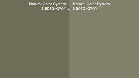 Natural Color System S 6010 G70y Vs S 5010 G70y Side By Side Comparison