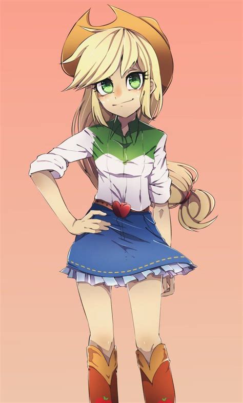 1660986 Safe Artistsetoya Applejack Equestria Girls G4