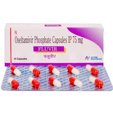 Fluvir 75mg Oseltamivir Capsules Hetero Healthcare Ltd Prescription