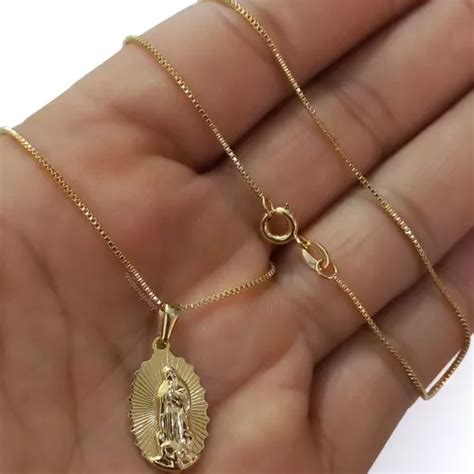 Busca Cadena Para Nina Oro K Medalla Virgen Guadalupe Oro K A La