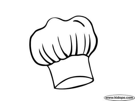 Kindergarten Printable Hat Templates Chefs Hat Coloring Page Chefs