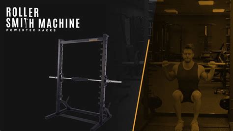 Powertec Roller Smith Machine All Exercises Youtube