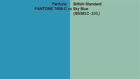 Pantone C Vs British Standard Sky Blue Bs C Side By Side