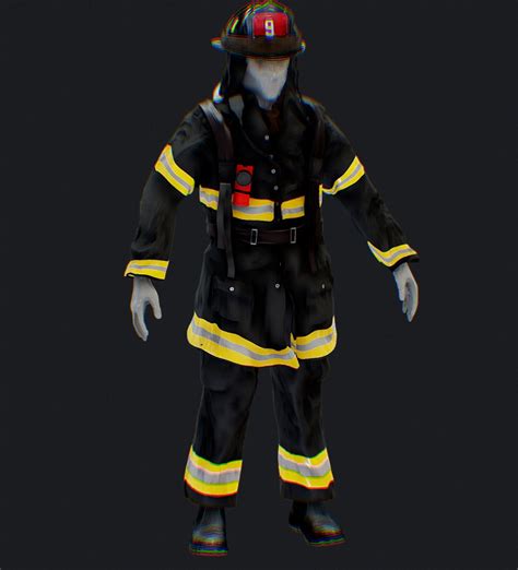 New York City Firefighter Uniform 3D - TurboSquid 1886019