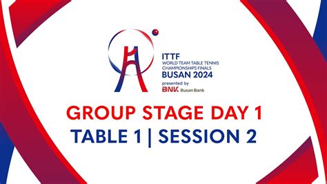 Live T Day Ittf World Team Table Tennis Championships Finals