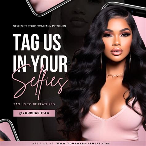 Tag Us Flyer Selfie Tag Flyer Tag Us In Your Selfies Flyer Etsy