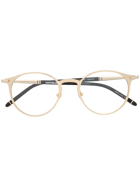 Montblanc Round Frame Prescription Glasses Farfetch