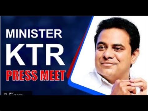 Minister Sri KTR Addressing The Press Conference At Telangana Bhavan I