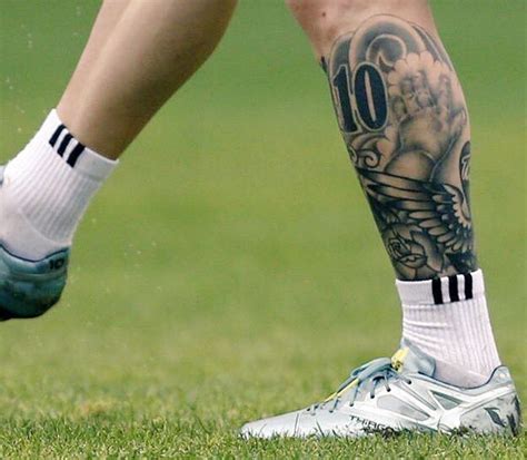 Messi Tattoo Leg