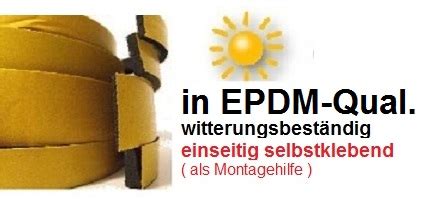 Zellkautschuk Rechteckstreifen Epdm Bxh X Mm