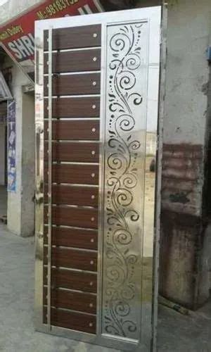 Standard Silver Stainless Steel Doors For Home Double Door At Rs 425