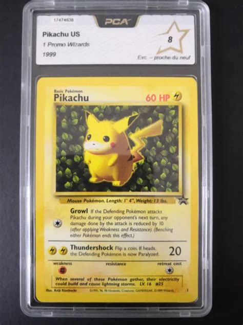 Carte Pok Mon Pikachu Wizards Promo N En Pca Eur