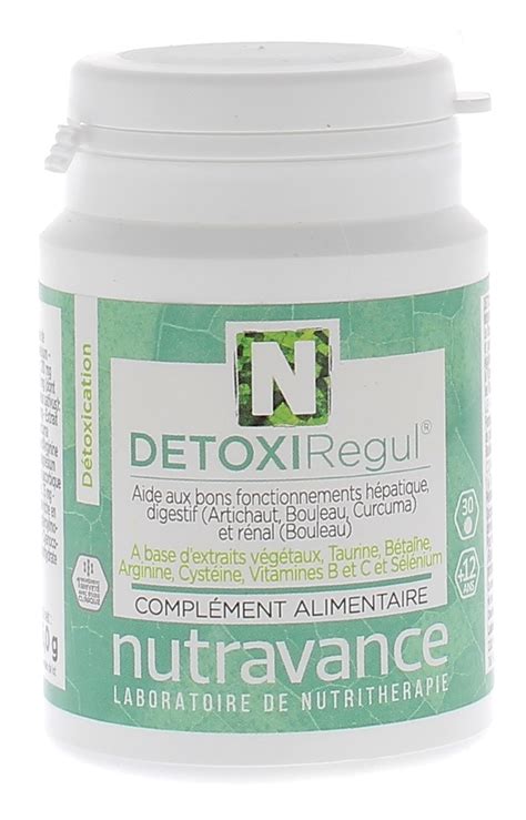 DETOXIRegul Nutravance bon fonctionnement hépatique et digestif