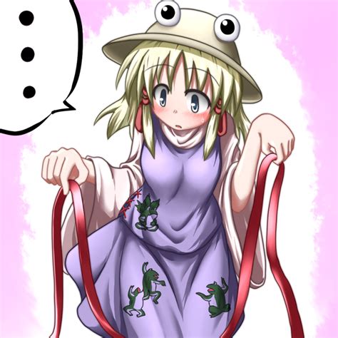 Safebooru Blonde Hair Hat Moriya Suwako Ribbon Touhou