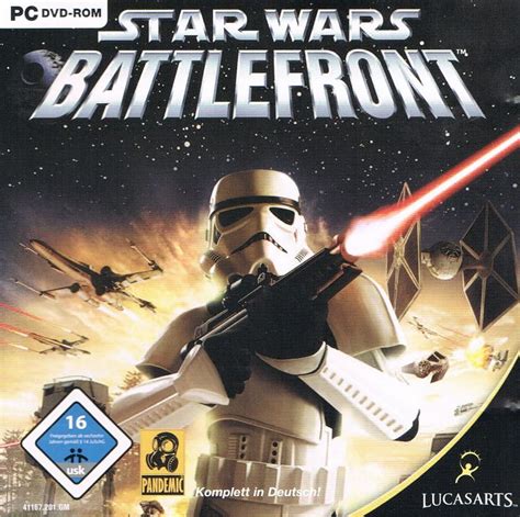 Star Wars Battlefront 2004 Windows Box Cover Art Mobygames