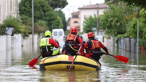 Crisis Climática Mapa De Las Inundaciones En Italia