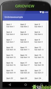 GridView Tutorial With Examples In Android Abhi Android