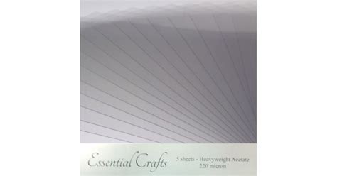 Essential Crafts A Printable Acetate Sheets Pack Of Micron