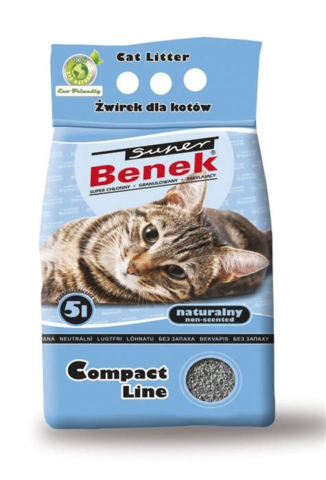 SUPER BENEK żwirek bentonitowy Compact Naturalny 5l Zubizoo pl