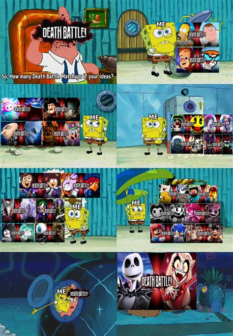 SpongeBob Meme My Death Battle Matchups Requests by JosephPlus2001 on ...