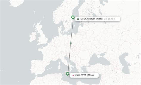 Direct Non Stop Flights From Malta To Stockholm Schedules