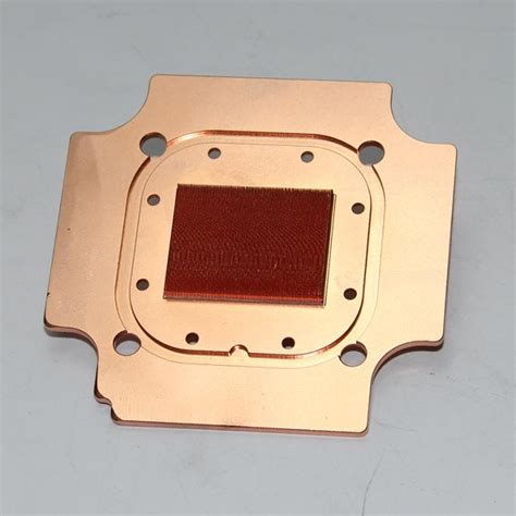 Mm Mm Cu Copper Extruded Heatsink Radiator Skived