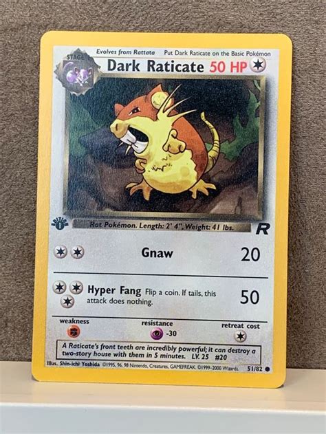 Edition Dark Raticate Eng Pokemon Team Rocket Kaufen Auf Ricardo