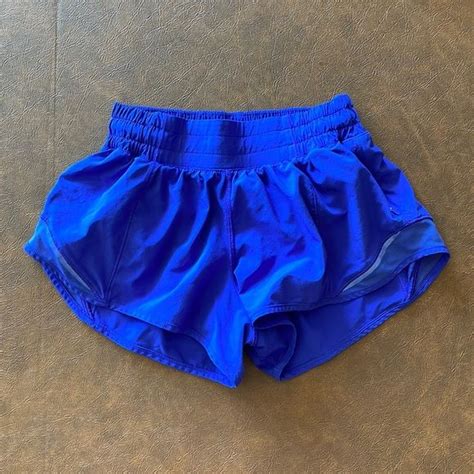 Lululemon Hotty Hot Shorts Bright Blue Lululemon Outfits Lulu