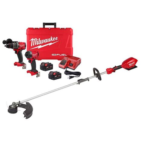 Milwaukee M18 Fuel 18 Volt Lithium Ion Brushless Cordless Hammer Drill And Impact Driver Combo