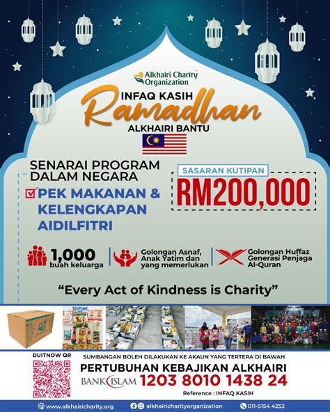 Infaq Kasih Ramadhan Asnaf Dalam Negara Alkhairi Charity Organization