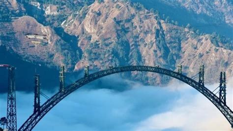 India Is Building Worlds Highest Rail Bridge In Kashmir 35 Meters