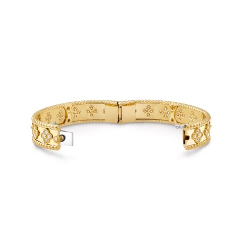 Perl E Clovers Bracelet Extra Small Model K Yellow Gold Diamond