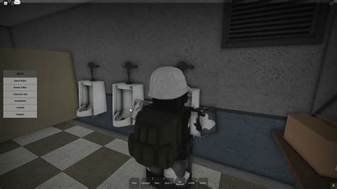 Roblox Hecu Uses Restroom At Black Mesa Youtube