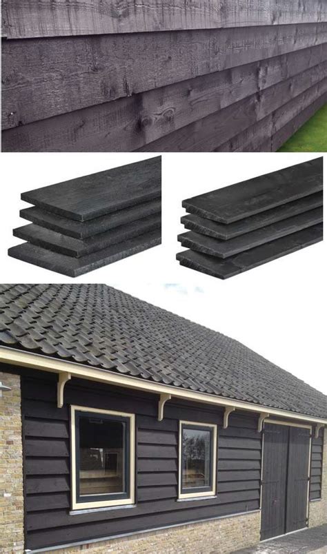 Black Timber Cladding Ideal For Barns And A Traditional Country Look