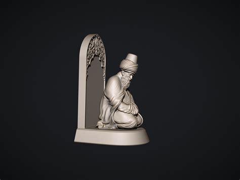 ArtStation - Mevlana Celaleddin-i Rumi 3D print model | Resources