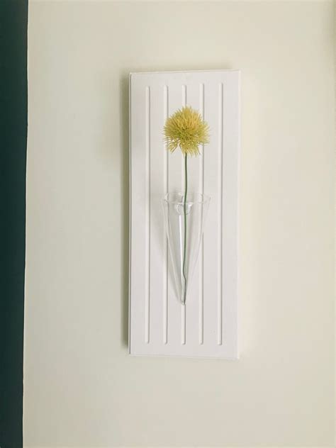 Wall Mounted Vase Glass Wall Vase Etsy