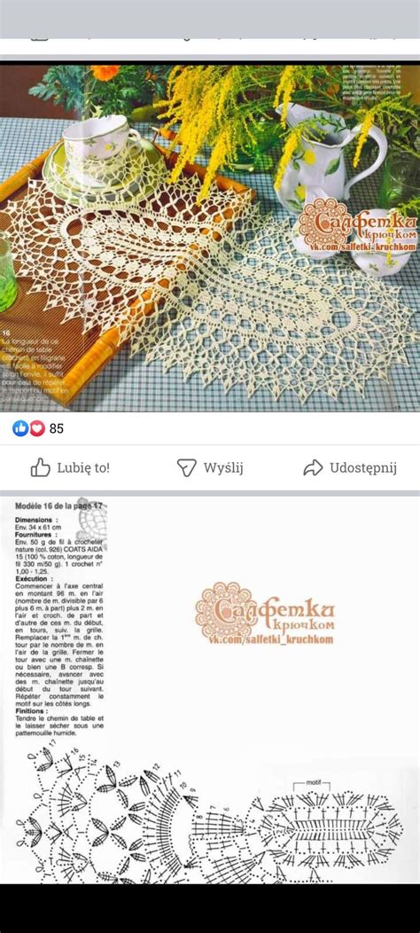 Pin By Ewa Grzegorczyk On Serwetki Szydelkowe Crochet Doilies